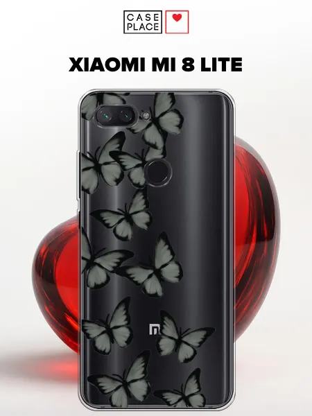 Case Place Чехол на Xiaomi Mi 8 Lite с бабочками