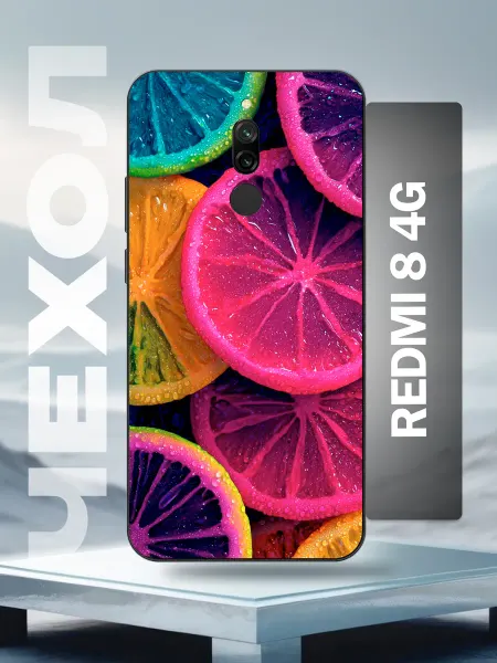 Caseworld Чехол на Redmi 8 принт с фруктами
