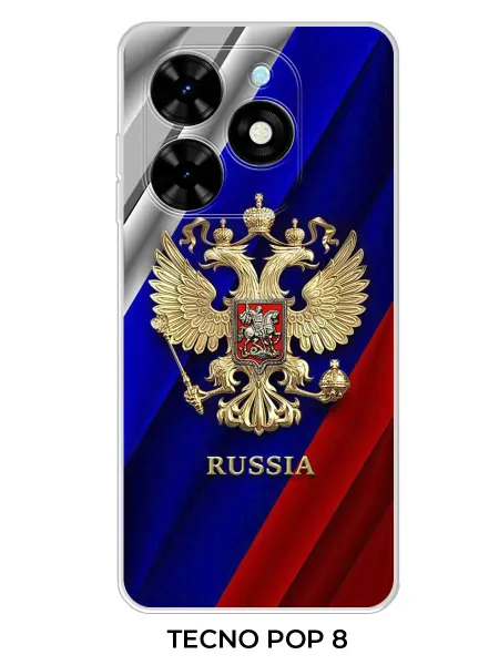 NOOTO Чехол на Tecno pop 8 гербом