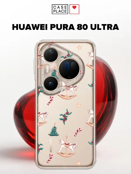 Case Place Чехол на Huawei Pura 80 Ultra новогодний