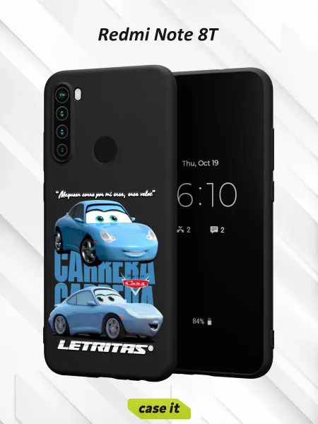 Case it Чехол на Redmi Note 8Tс принтом The blue car