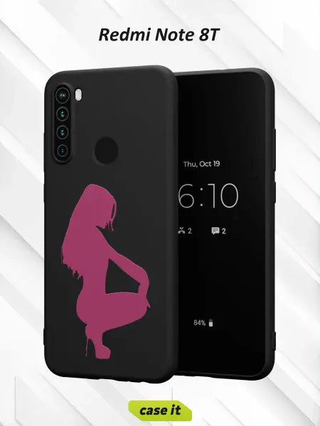 Case it Чехол на Redmi Note 8Tс принтом Девушка