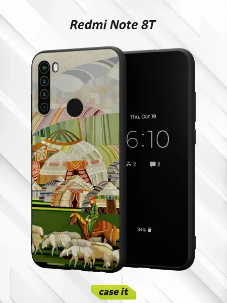 Case it Чехол на Redmi Note 8Tс принтом Степные истории