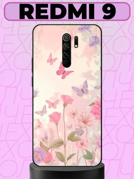 Aiiir Чехол на Redmi 9 бабочки
