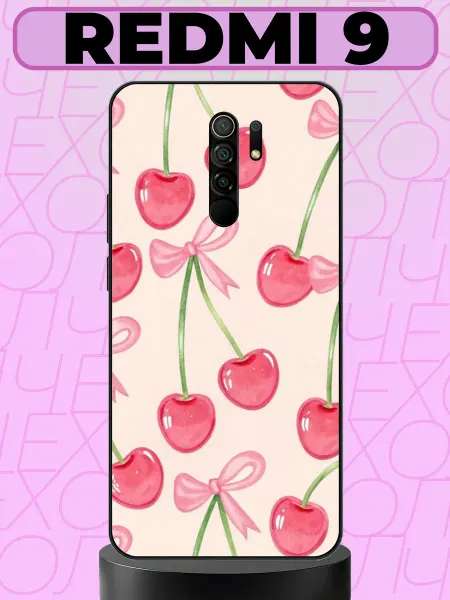 Aiiir Чехол на Redmi 9 вишня