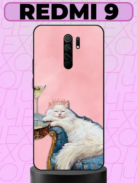 Aiiir Чехол на Redmi 9 кошка
