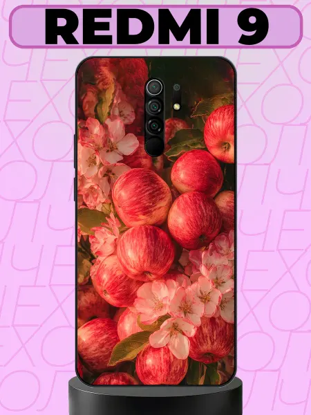 Aiiir Чехол на Redmi 9 яблоки