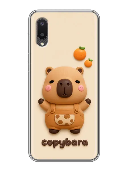 ChesnoCase Чехол на Samsung Galaxy A02 Капибара для девушки