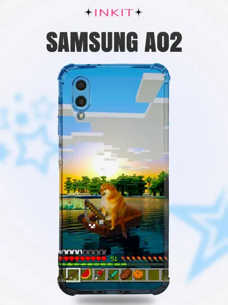 INKIT Чехол на Samsung A02 Minecraft