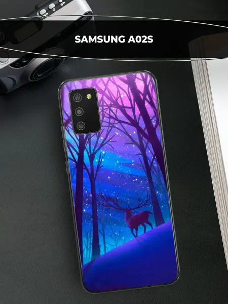 Samsung Чехол на Galaxy A02s зимний