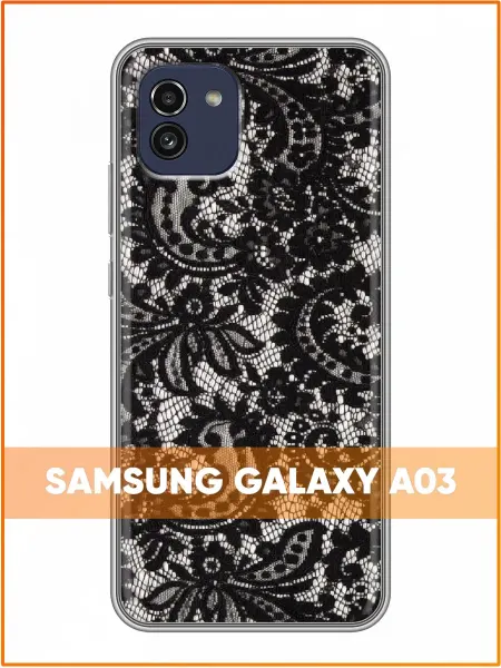 Case Face Чехол на Samsung Galaxy A03 с принтом Кружева