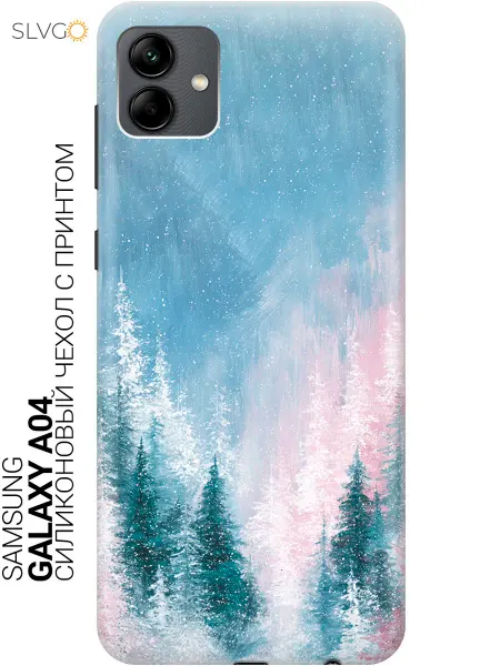 Samsung Чехол на Galaxy A04 зимний