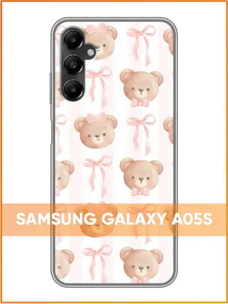 Case Face Чехол на Samsung Galaxy A05s с принтом Бантики