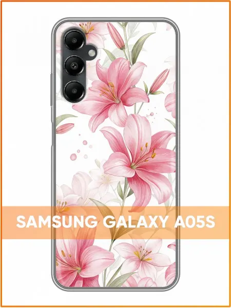 Case Face Чехол на Samsung Galaxy A05s с принтом Лилии