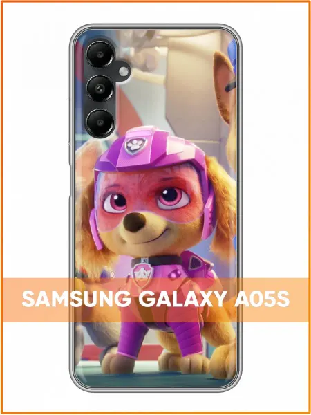 Case Face Чехол на Samsung Galaxy A05s с принтом Щенячий патруль