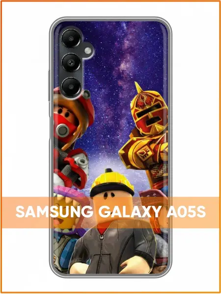 Case Face Чехол на Samsung Galaxy A05s с принтом Роблокс