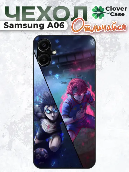 CloverCase Чехол на Samsung A06 Исаги и Курона