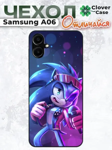 CloverCase Чехол на Samsung A06 Соник