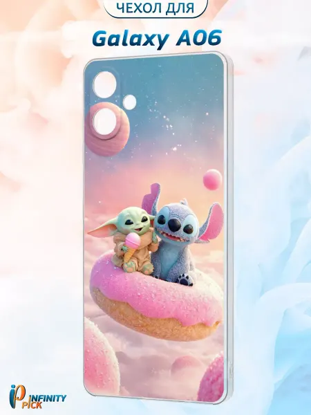 Infinity pick Чехол на Galaxy A06 с принтом Дуэт