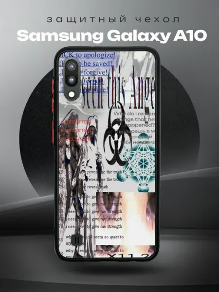RR Case Чехол на SAMSUNG A10 с принтом y2k Готический ангел