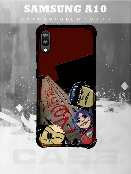 PRINTberries Чехол на SAMSUNG A10 с принтом Gorillaz