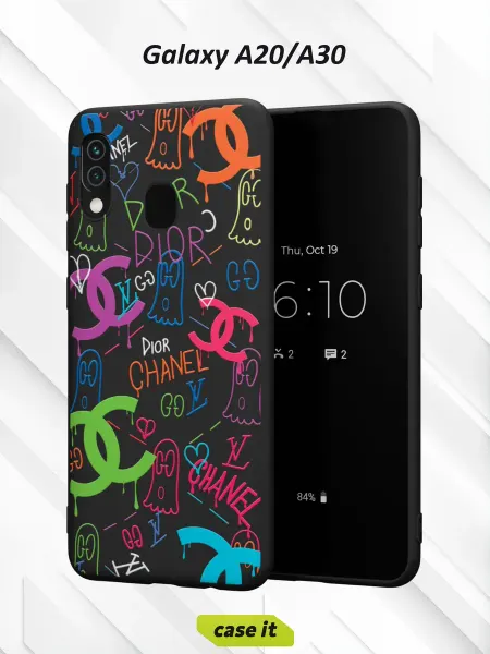 Case it Чехол на Samsung A30 и A20с принтом Бренды