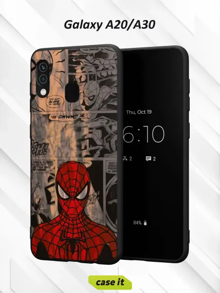Case it Чехол на Samsung A30 и A20с принтом Человек паук