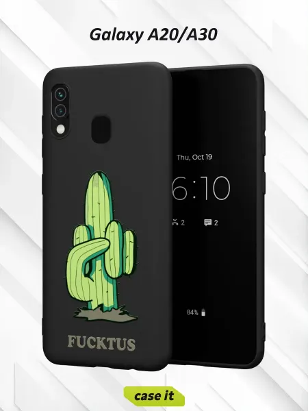 Case it Чехол на Samsung A30 и A20с принтом Фактус