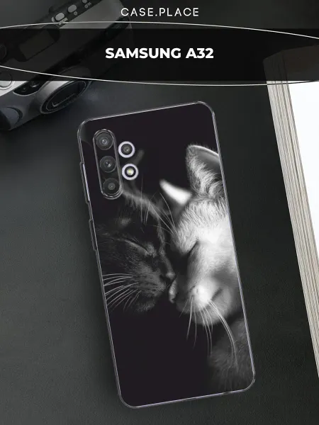 Samsung Чехол на A32 с котиками