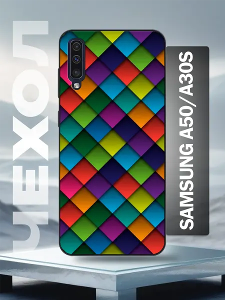 Caseworld Чехол на Samsung A50 принт абстракция