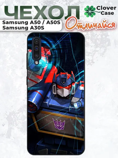 CloverCase Чехол на Samsung A50 Саундвейв