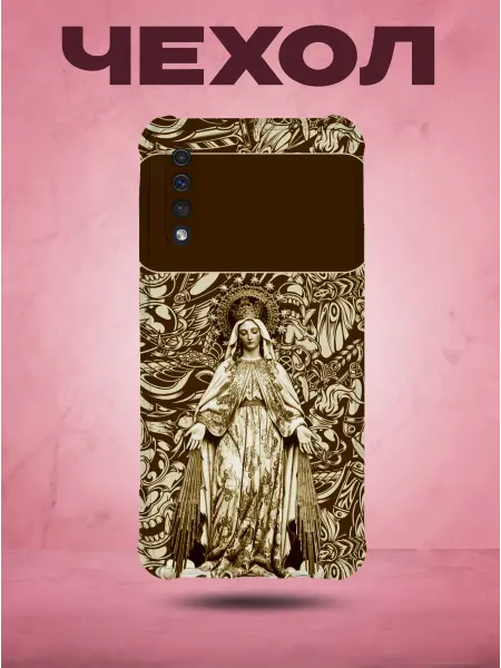 SakuraCase Чехол на Samsung A50 с принтом y2k Virgem Maria