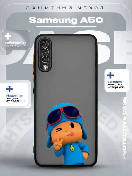 ZLStore Чехол на Samsung A50 с принтом Покойо