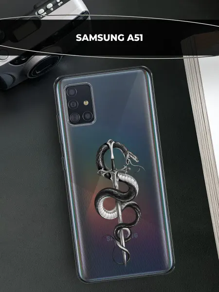 Samsung Чехол на Galaxy A51 змея