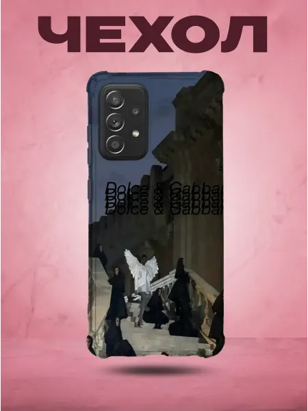 SakuraCase Чехол на Samsung A52 с принтом dolce & gabbana