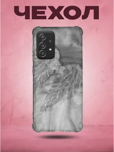 SakuraCase Чехол на Samsung A52 с принтом Крылья ангела