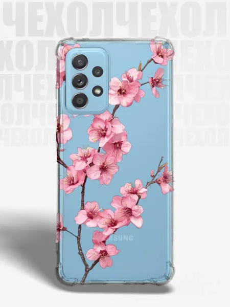 TUDOR. Чехол на Samsung A52 сакура