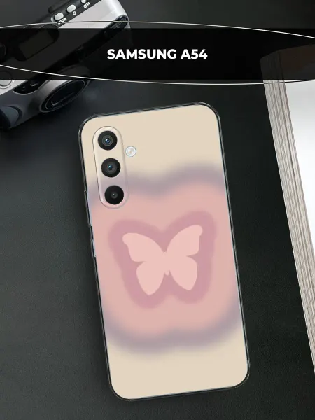 Samsung Чехол на Galaxy A54 с бабочками