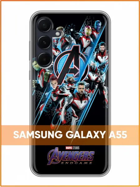 Case Face Чехол на Samsung Galaxy A55 с принтом Мстители