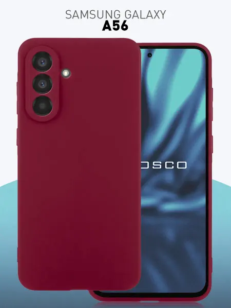 Rosco Тонкий чехол на Samsung A56 винный