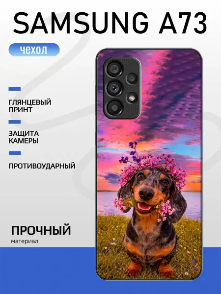 Pushkacase Чехол на Samsung A73 такса