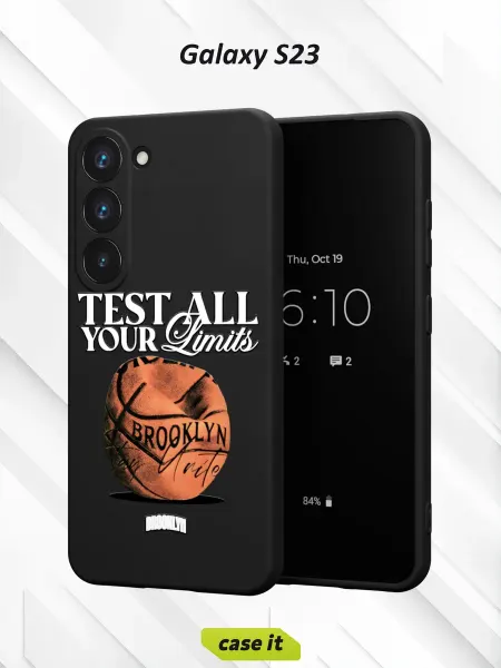 Case it Чехол на Samsung S23с принтом BASKETBBALL