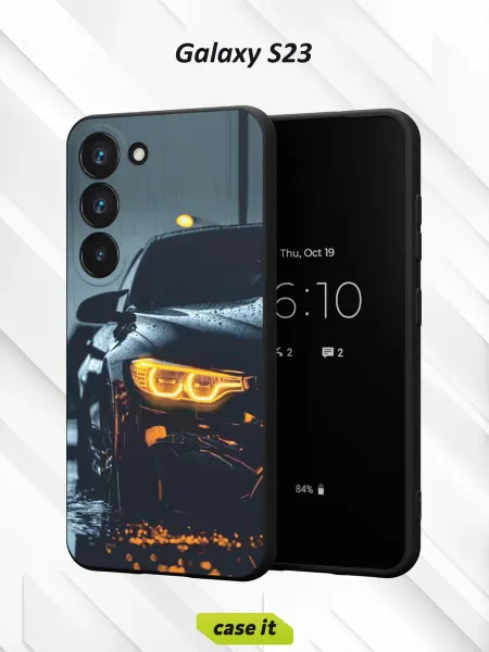 Case it Чехол на Samsung S23 с принтом часть BMW M4