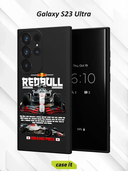 Case it Чехол на Samsung S23 Ultraс принтом Red Bull