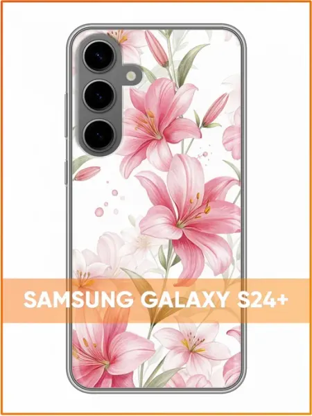 Case Face Чехол на Samsung Galaxy S24 Plus с принтом Майнкрафт
