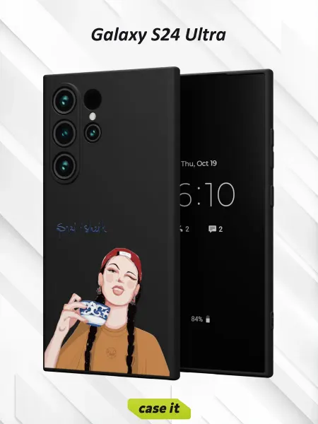 Case it Чехол на Samsung S24 Ultraс принтом Kazakh Girls