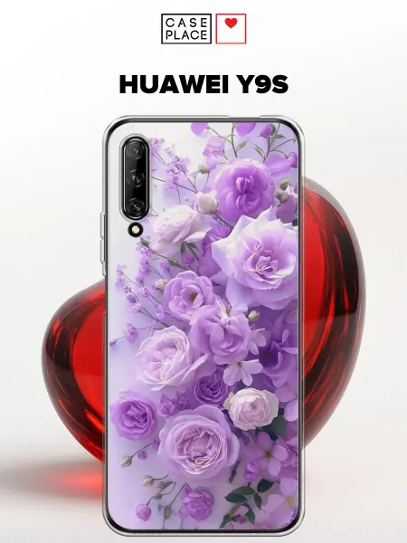Case Place Чехол на Huawei Y9s с цветочками