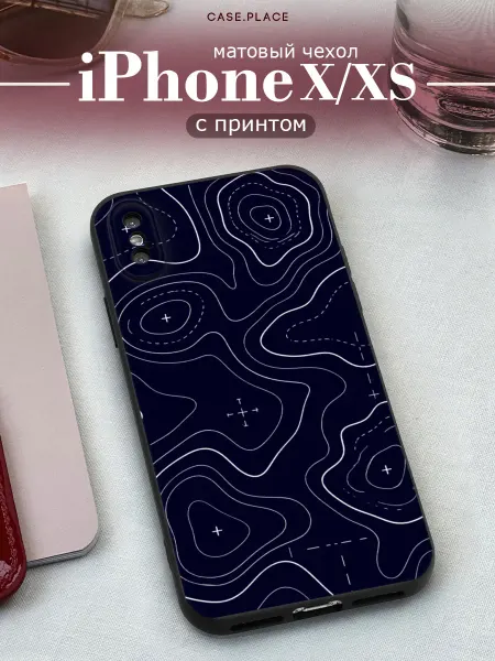 Case Place Чехол на iPhone X iPhone XS однотонный