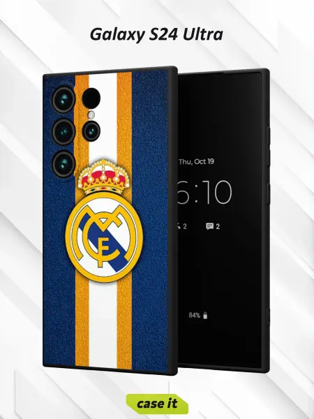 Case it Чехол на Samsung S24 Ultraс принтом Real Madrid CF