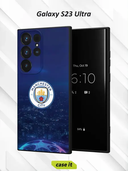 Case it Чехол на Samsung S23 Ultra с принтом Manchester Сити